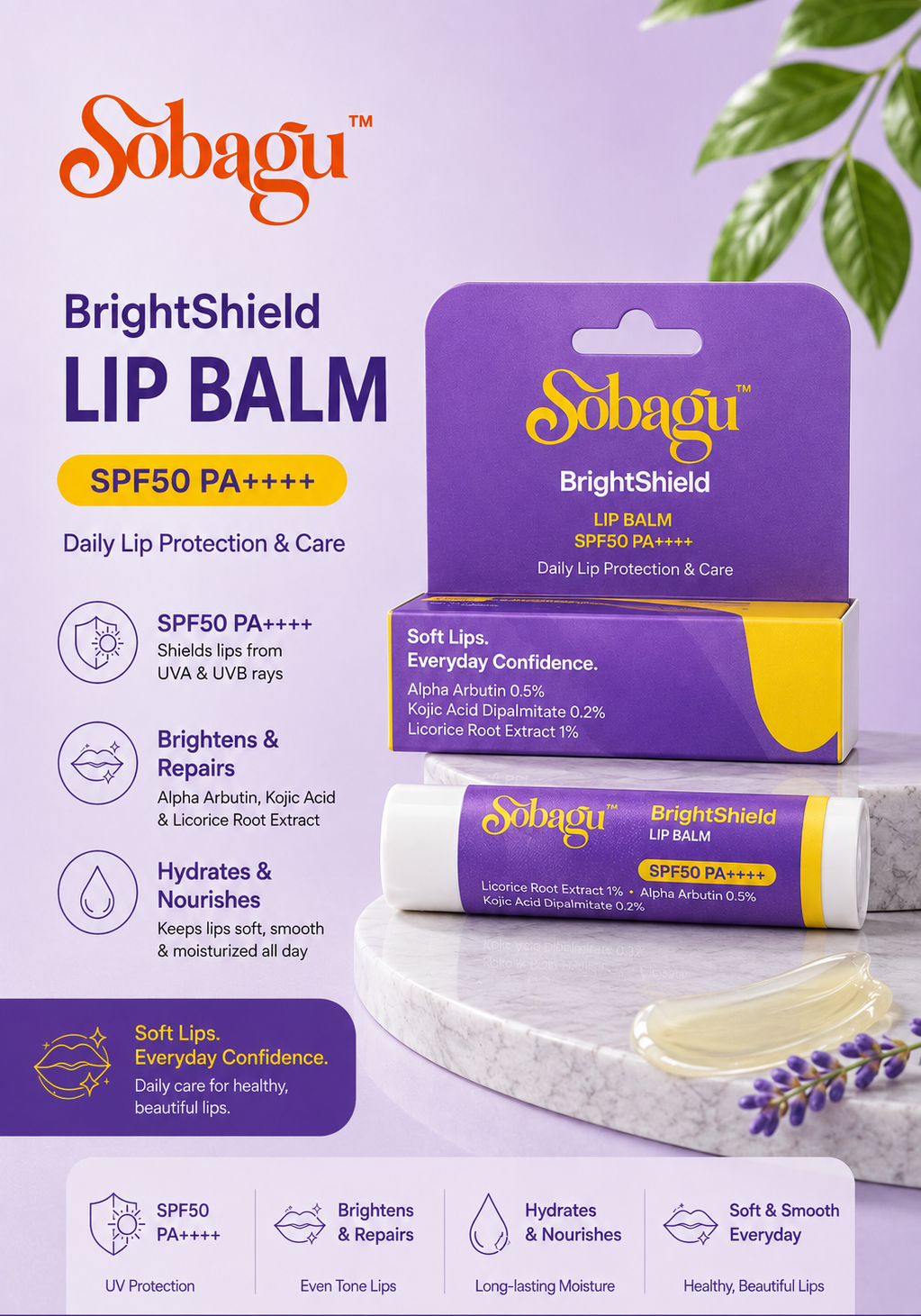 Sobagu BrightShield Lip Balm