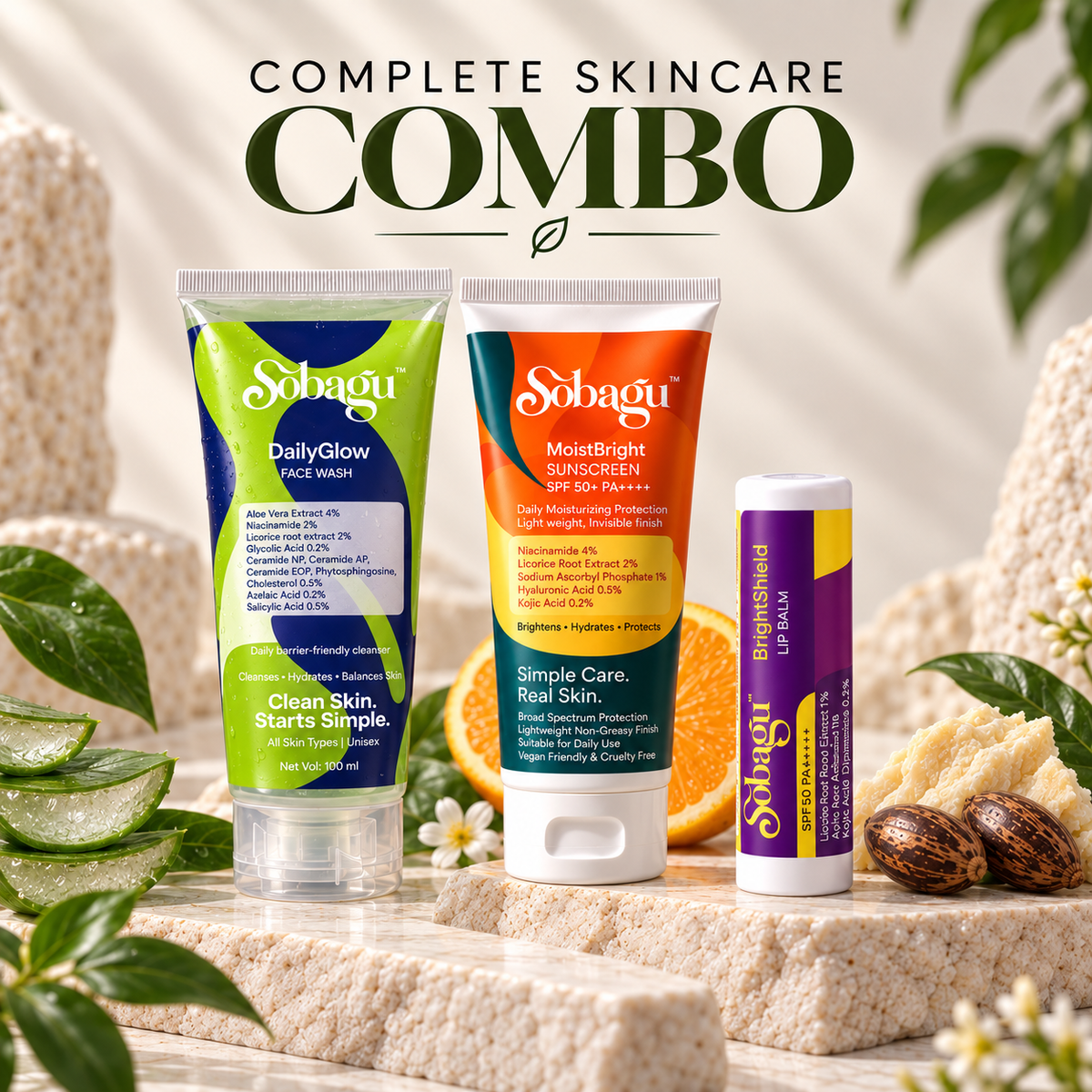 Sobagu Complete Skincare Trio – All 3 Products
