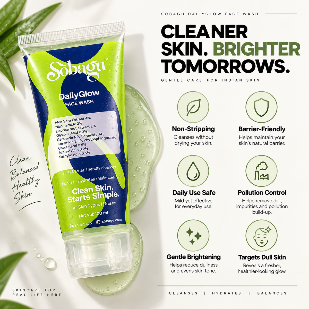 Sobagu DailyGlow Face Wash