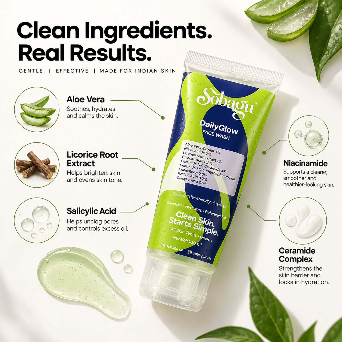 Sobagu DailyGlow Face Wash