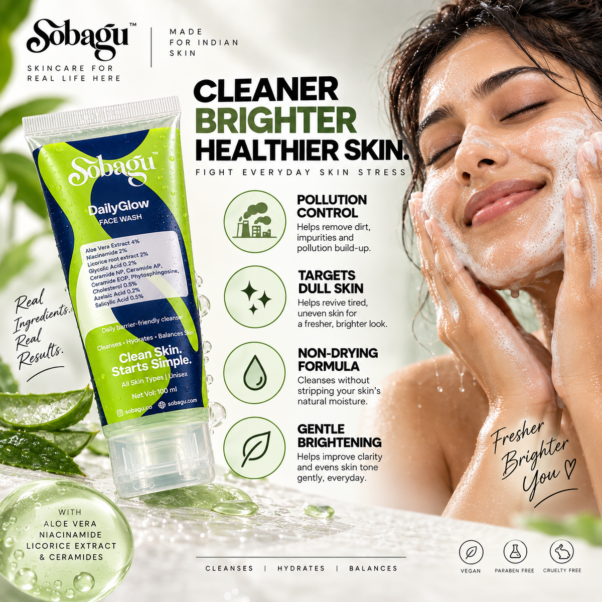 Sobagu DailyGlow Face Wash